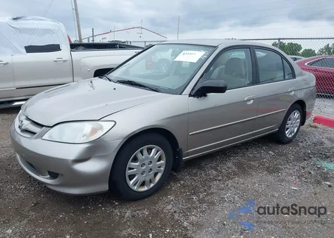 2004 Honda Civic Lx из США, поврежденный, VIN 1HGES15594L009778